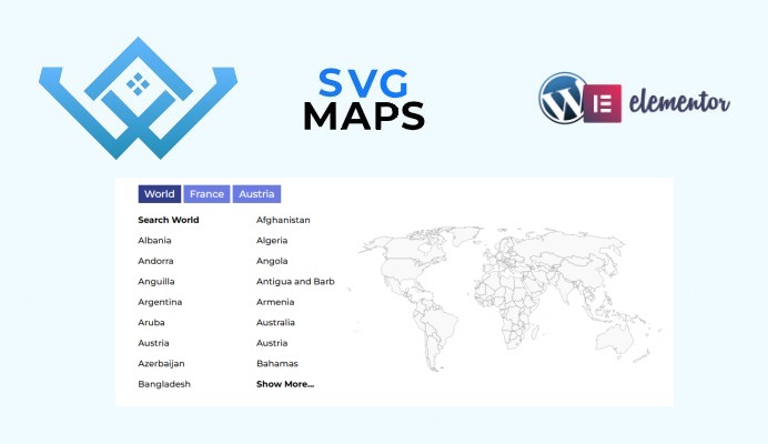 SVG Maps in WordPress Directory Plugin